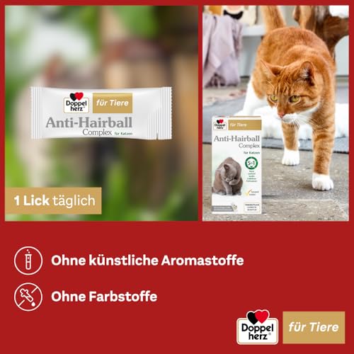 Thumbnail 6 de Doppelherz für Tiere Anti-Hairball Complex für Katzen – cremige Licks gegen Haarballen