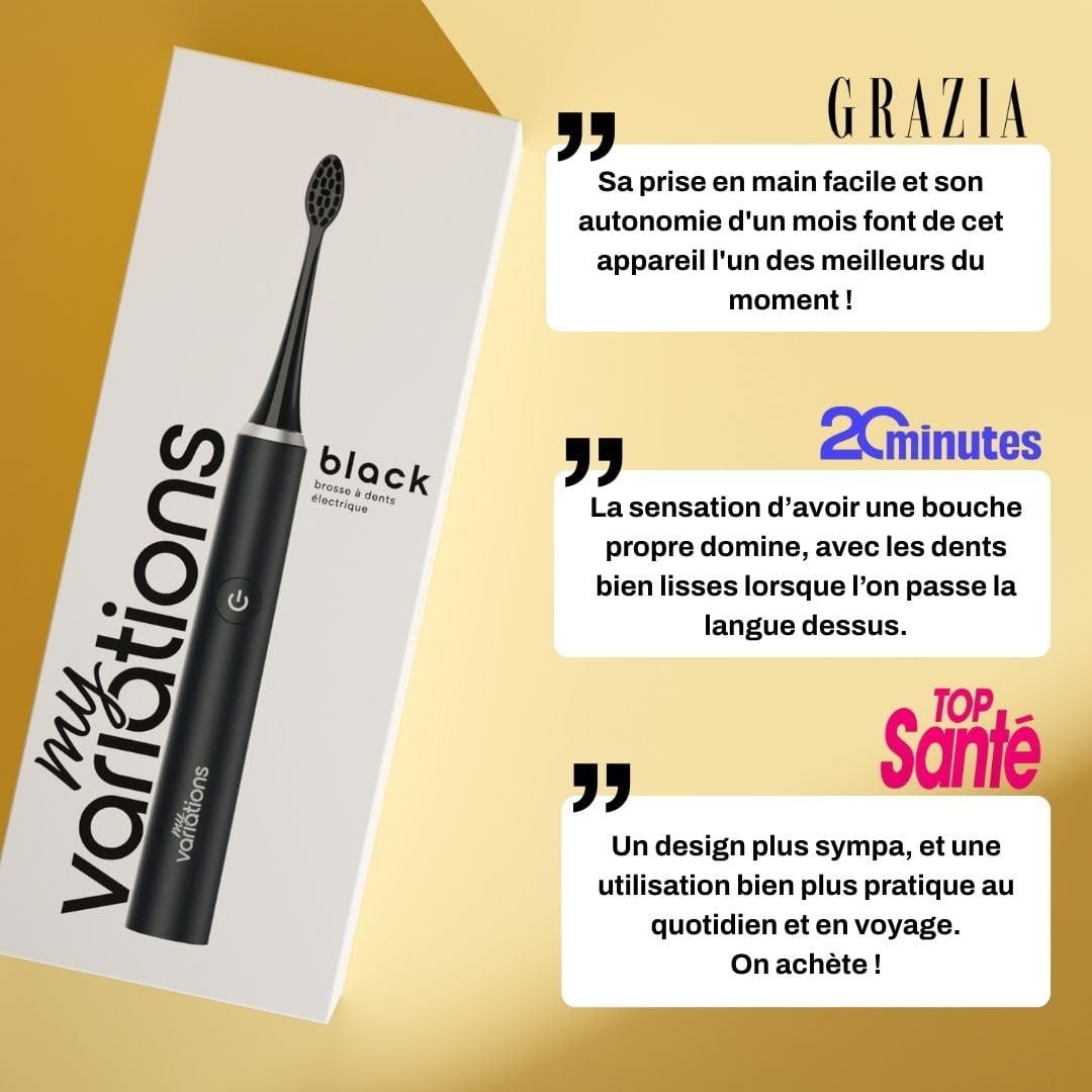 Thumbnail 4 de My Variations® Brosse à Dents Électrique – Sonique, 30 jours d’autonomie, 5 modes, USB-C