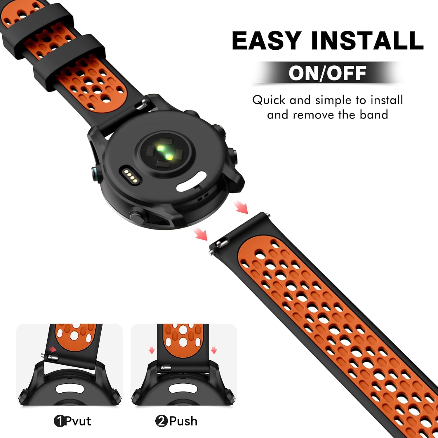 Thumbnail 4 de OVERSTEP 22mm Strap for Garmin & Galaxy Watches