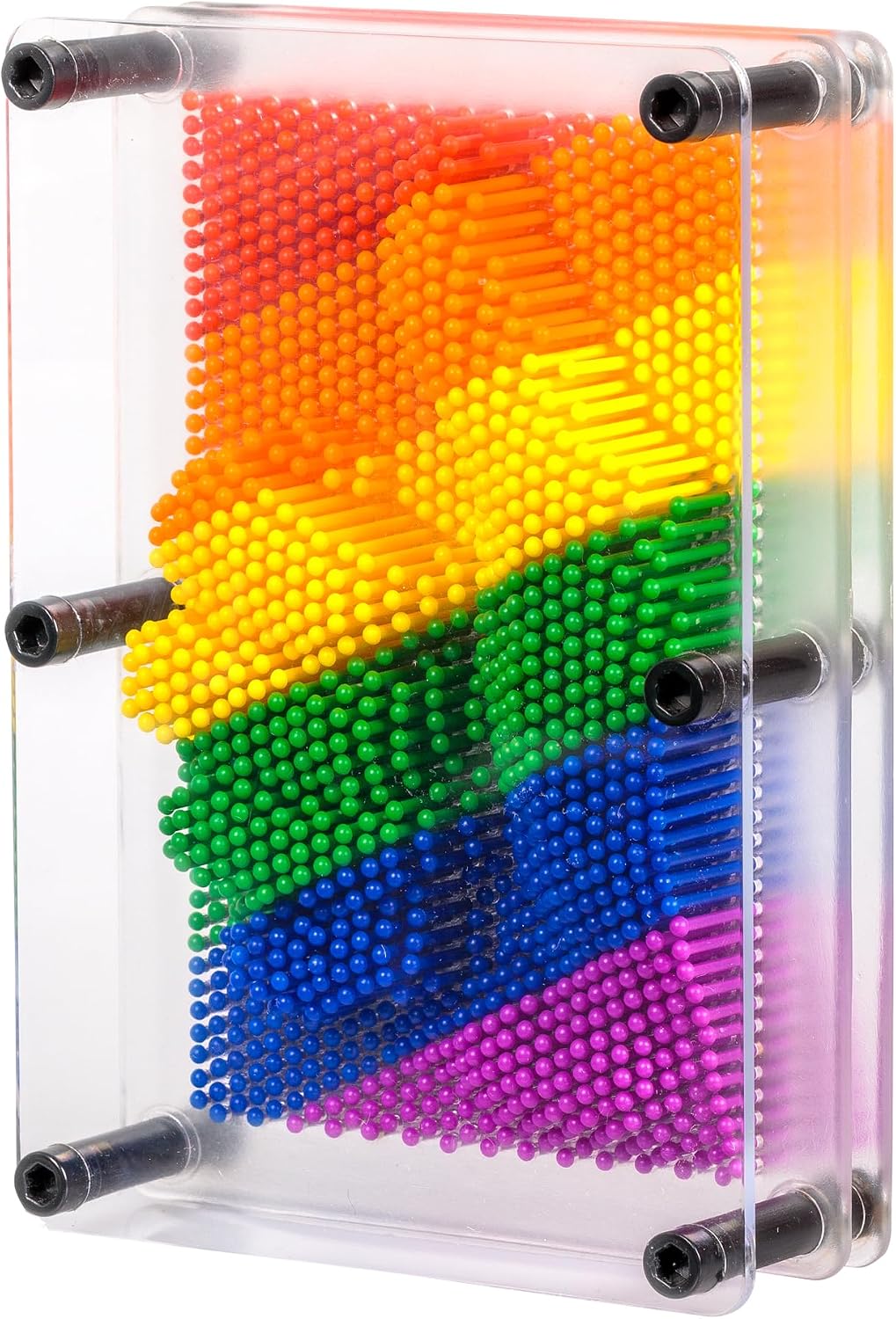 Detalle de Tobar obar-37078 pin-artframe met bijna 700 regenboogkleurige pinnen