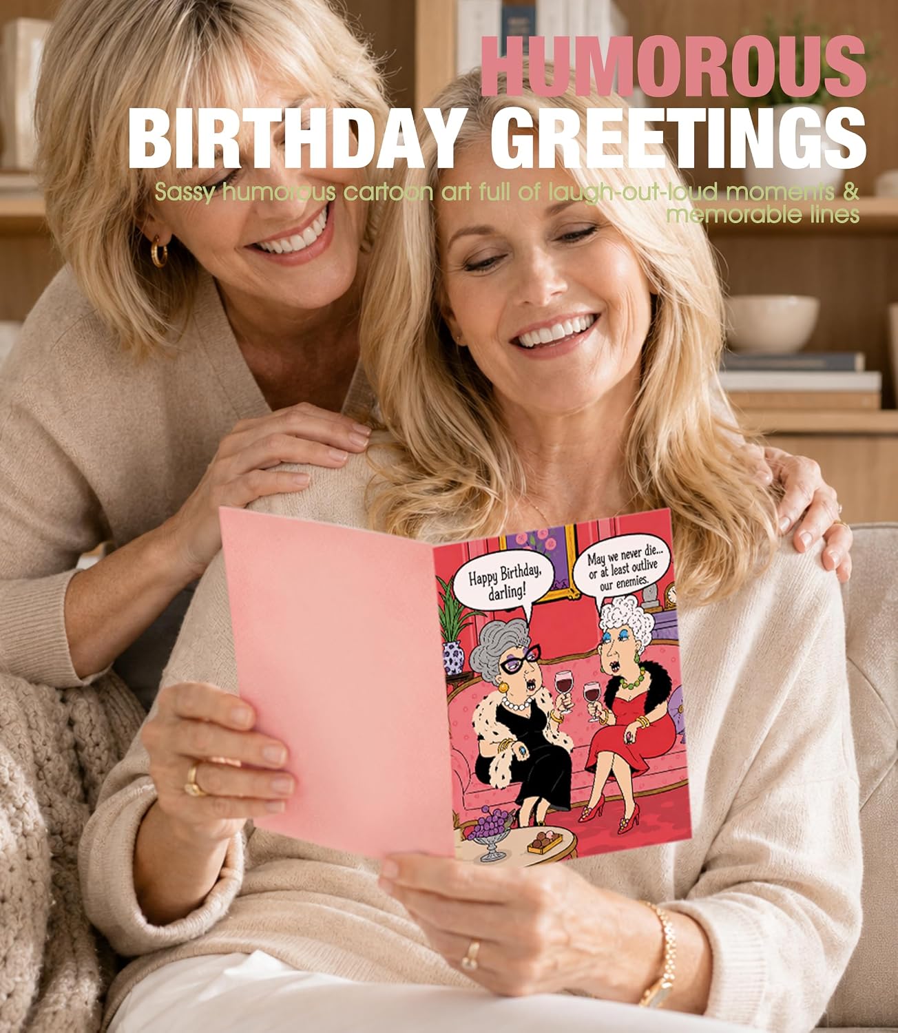 Detalle 1 de Neepanda Funny Birthday Card, 7 x 5 inches