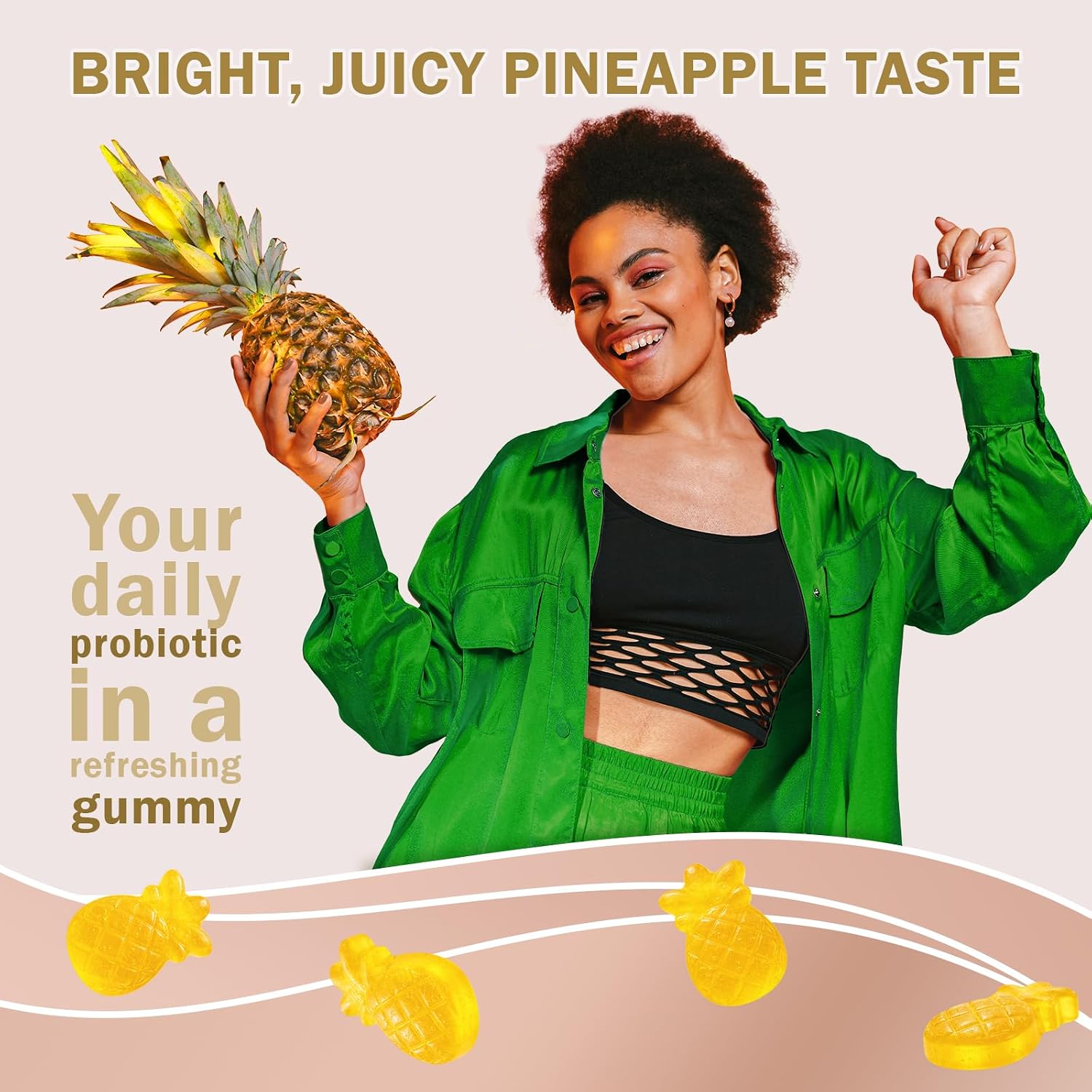 Thumbnail 4 de MATOP Probiotic Gummies for Feminine Balance, Pineapple, 90 Count