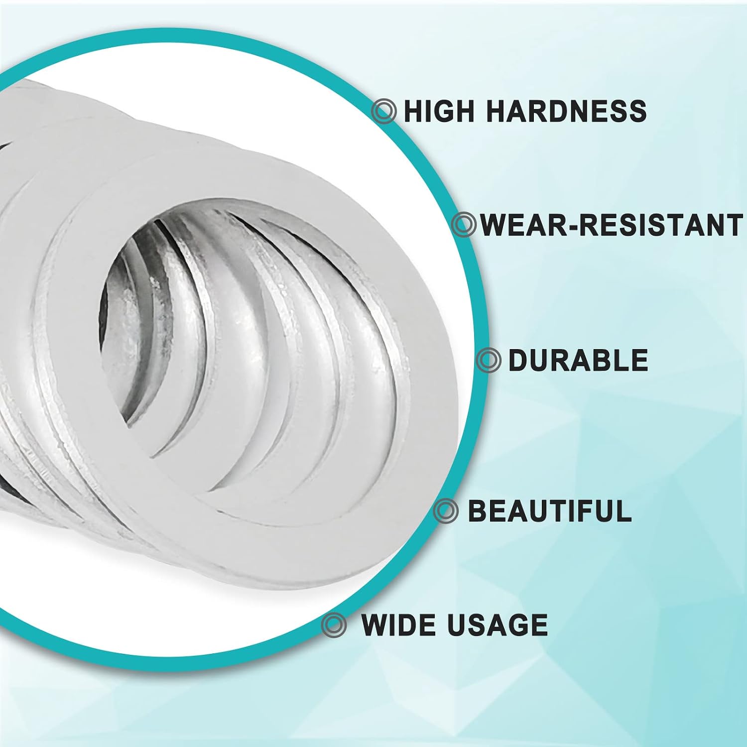 Detalle 2 de Aluminum Flat Washers, 16mm ID