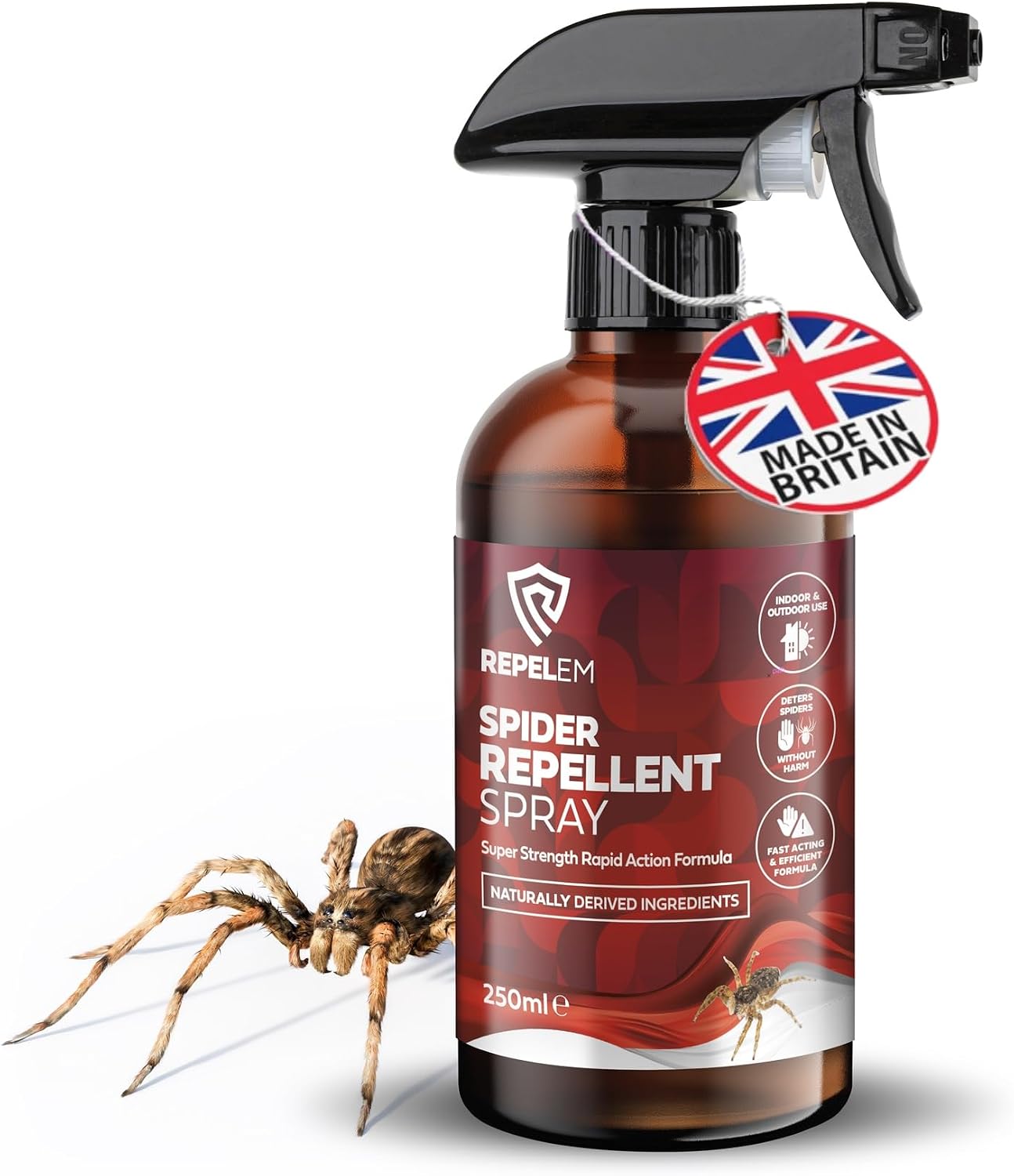 REPELEM Natural Peppermint Oil Spider Repellent Spray 250ml