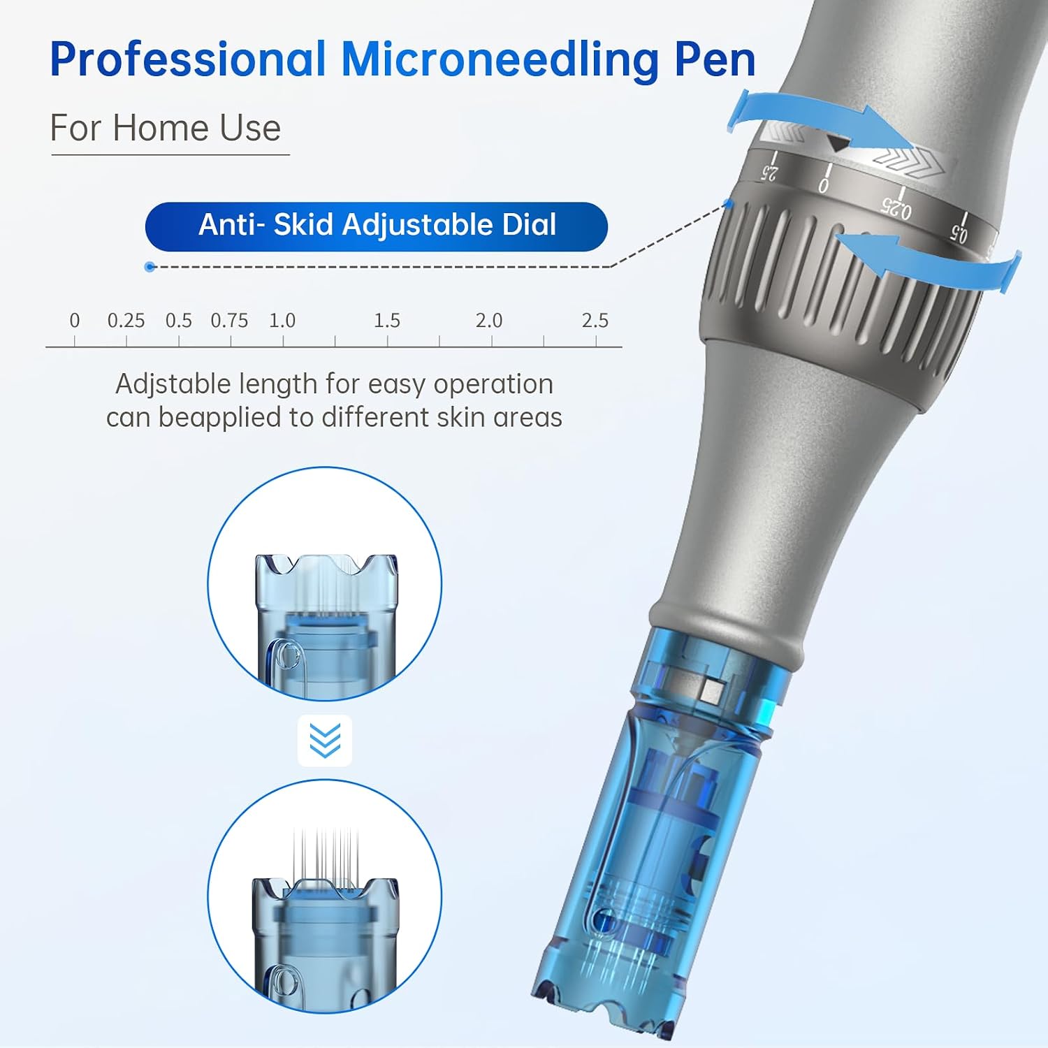 Detalle de M8S Microneedling Pen Elektrisch 0-2,5 mm