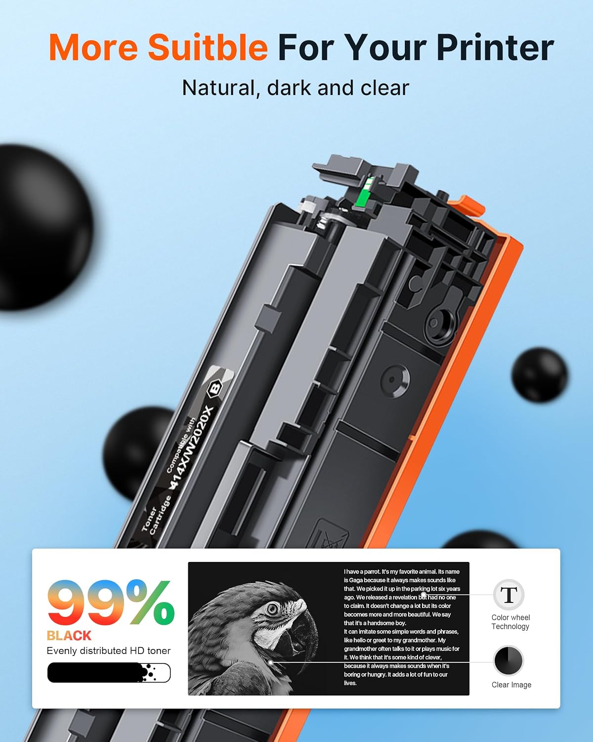 Thumbnail 3 de E-Z Ink Pro 414X Toner Cartridges 4-Pack with Chips, High-Yield Color Set