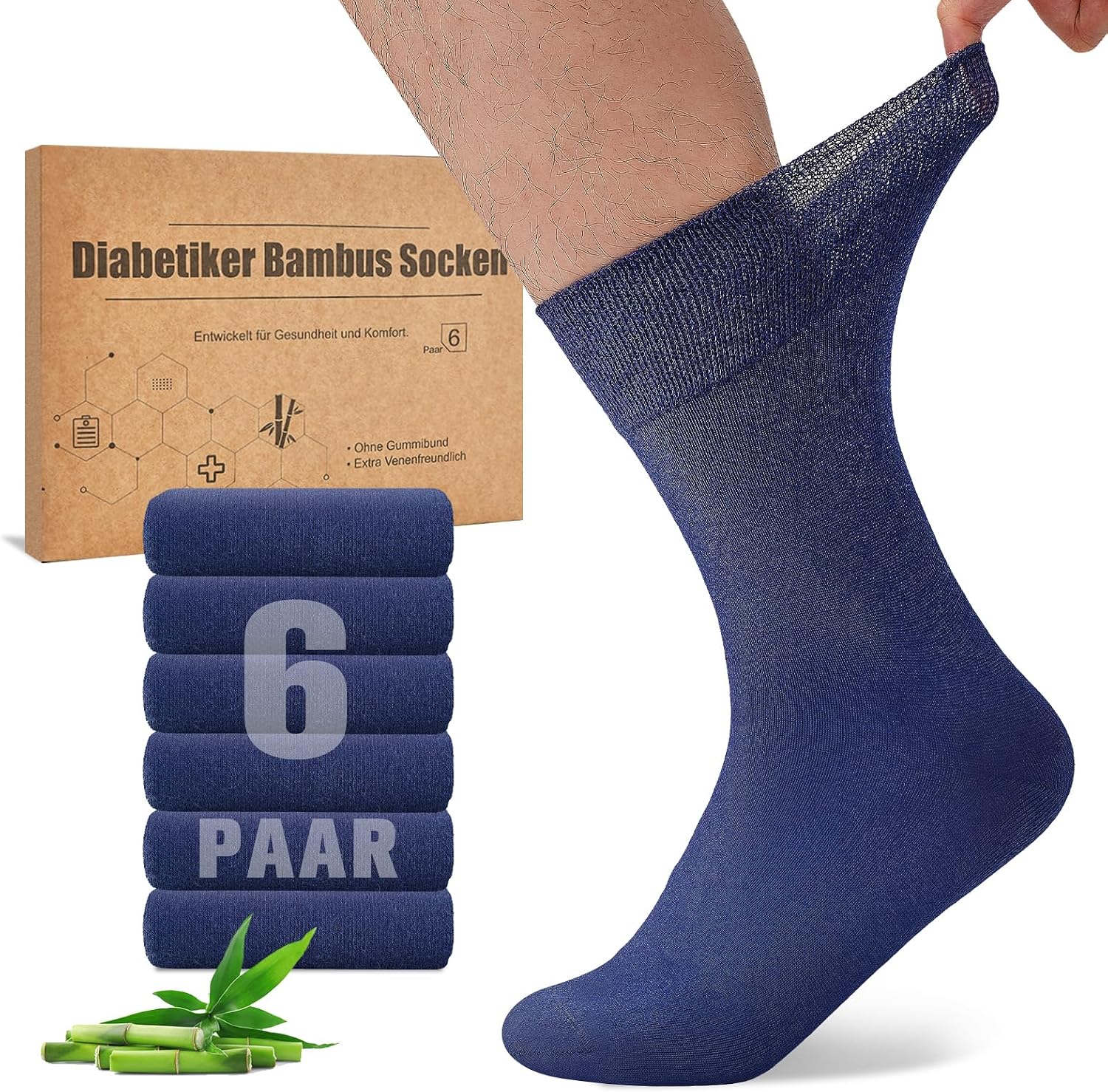 Detalle de Niorasen Bambus Diabetikersocken 80% Bambusviskose