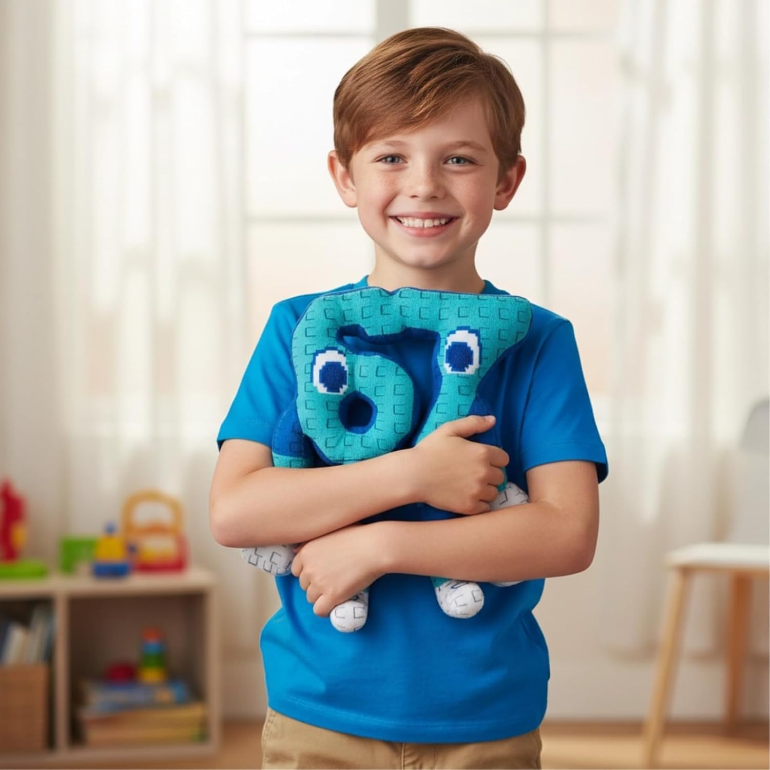 Thumbnail 1 de TLYYUKP 67 Brainrot Plush blue teddy 67cm