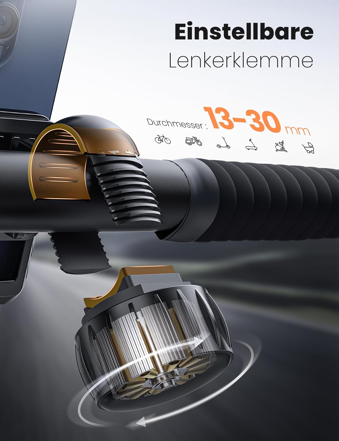 Thumbnail 4 de ANXRE Handyhalterung Fahrrad Lenker 360°
