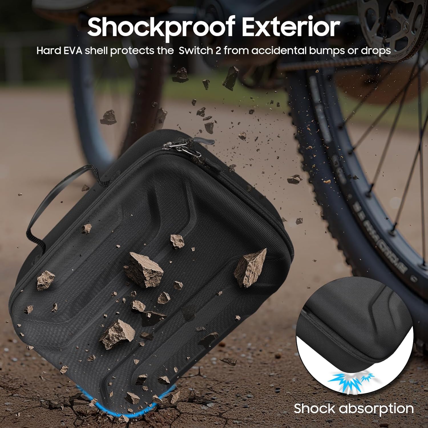 Thumbnail 4 de FINTIE Custodia rigida in EVA per Nintendo Switch 2 (2025) con 23 slot per giochi e 2 per microSD