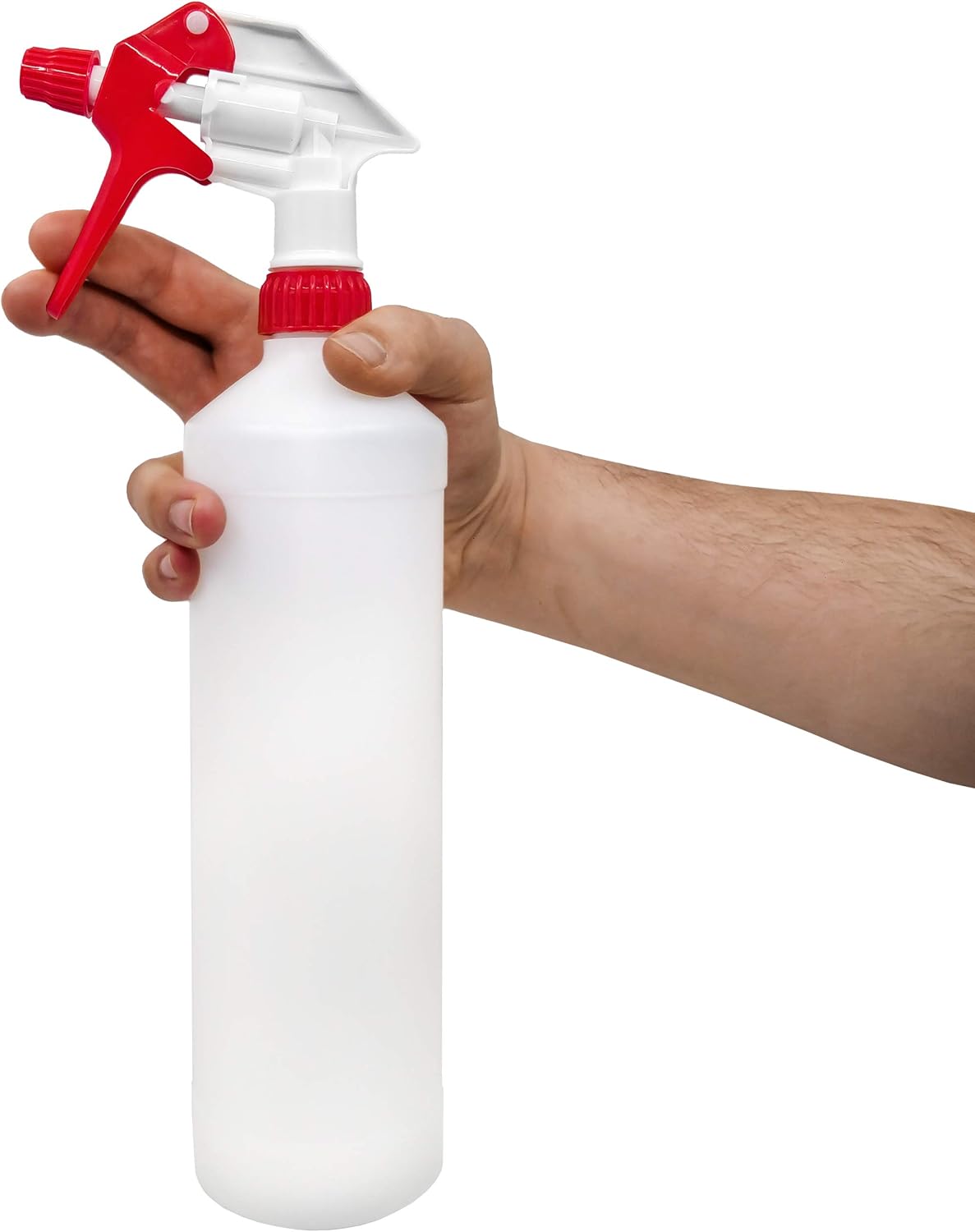 Detalle 2 de BIOHY sprayflaska 1 liter i HDPE med dykrör och spray- och strålfunktion