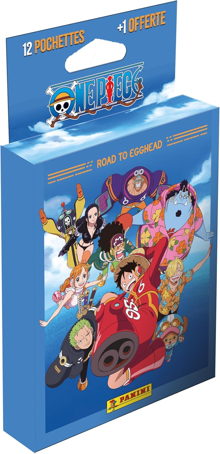 Detalle 2 de Panini One Piece Road to EGGHEAD Blister: 12 tasche + 1 omaggio di adesivi