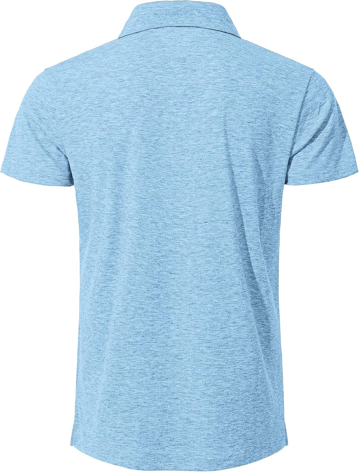 Detalle de TARAINYA Polo Uomo Maniche Corte Cotone Estate – Tasca Petto, Collo a Righe, 95% Cotone 5% Elastano, Taglie M-4XL