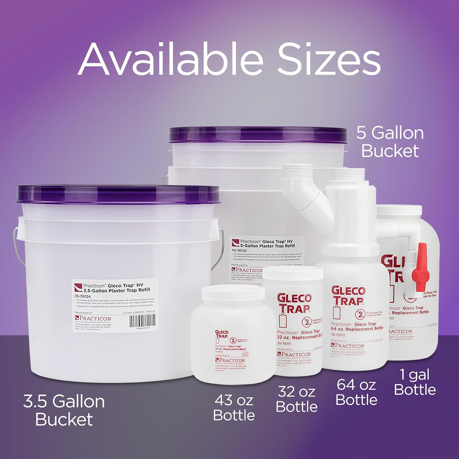 Detalle 2 de Practicon plaster trap 64 oz