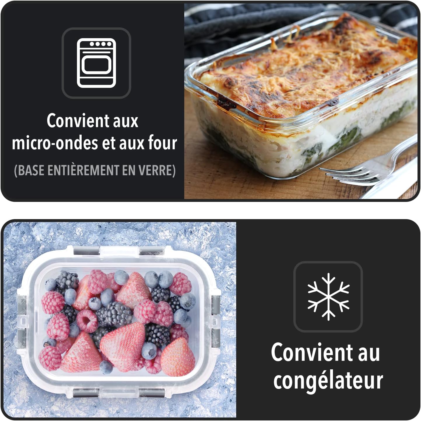 Detalle de GOOD FOR YOU Boites repas 1040 ml 🍱