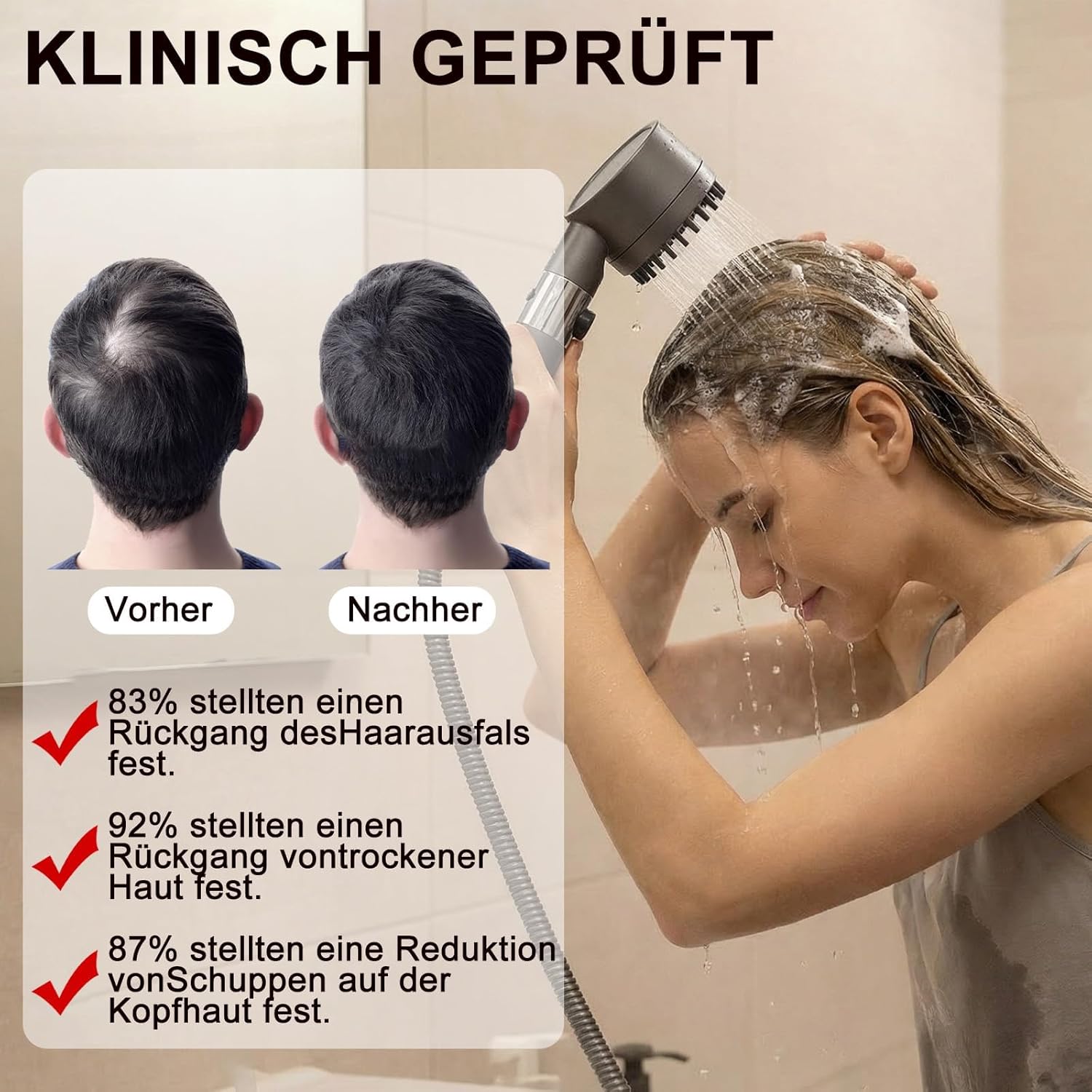 Thumbnail 5 de Reiteag Oasis cabezal de ducha con filtro 3 modos