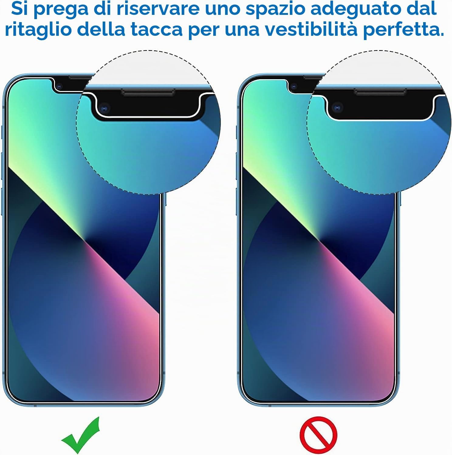 Detalle 2 de Pellicola vetro temperato iPhone 6,1