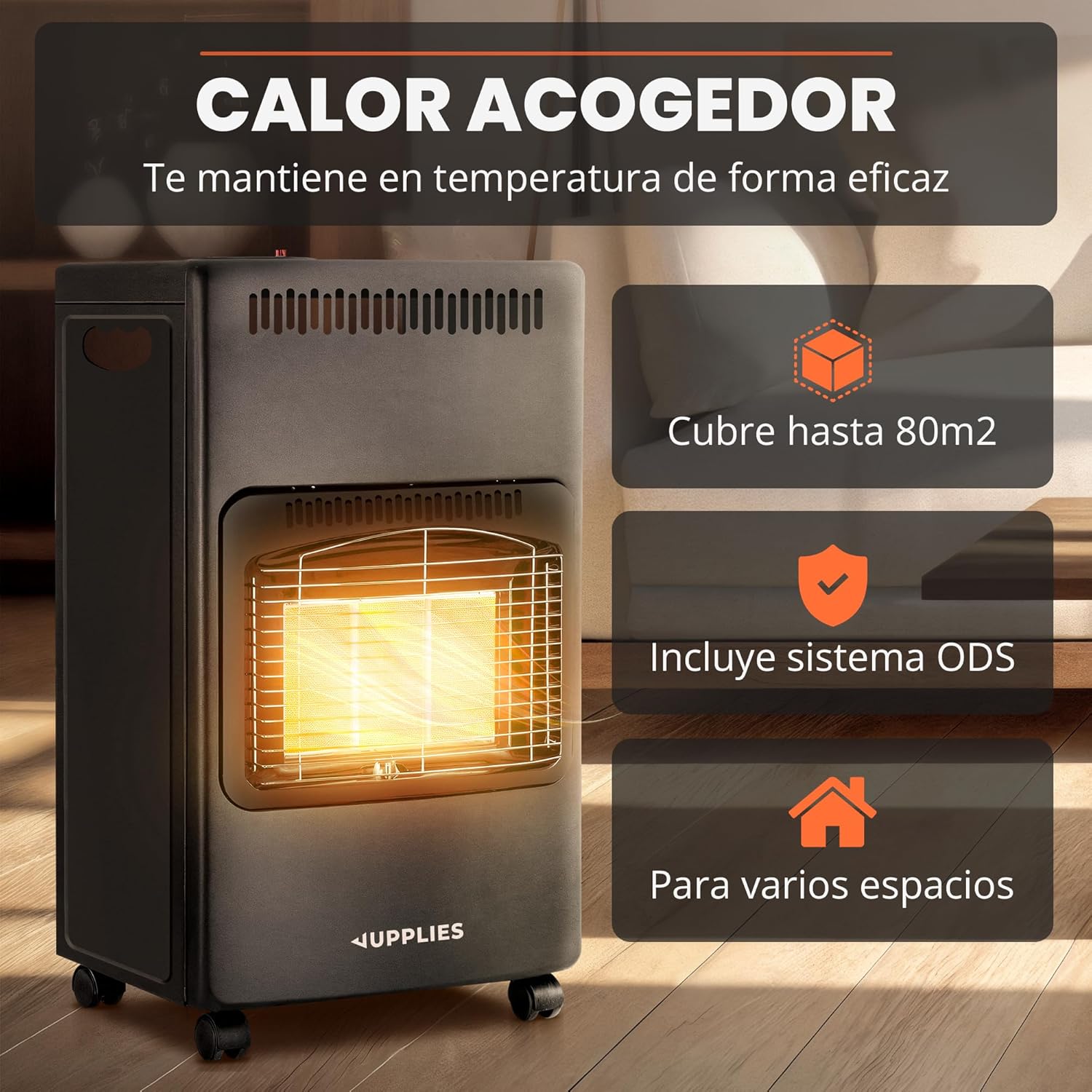 Thumbnail 5 de JUPPLIES Estufa de Gas Butano 4200 W