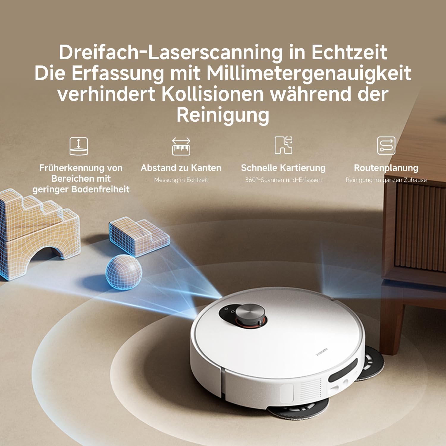 Thumbnail 6 de XIAOMI Robot Vacuum 5 Saugroboter 20.000Pa 🧹