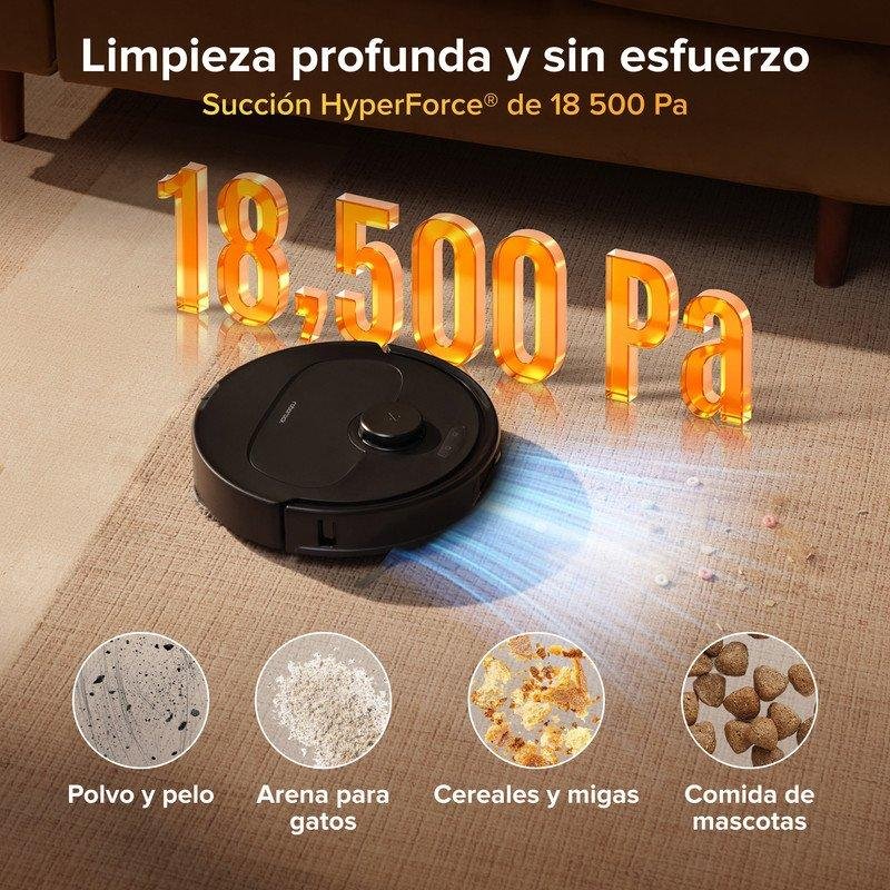 Detalle de Roborock Qrevo S Pro: Robot aspirador y fregasuelos con navegación LiDAR y base multifunción