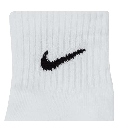 Thumbnail 4 de Nike U NK Everyday Cush QTR 3PR Chaussettes Homme – Blanc/Noir, 38-42