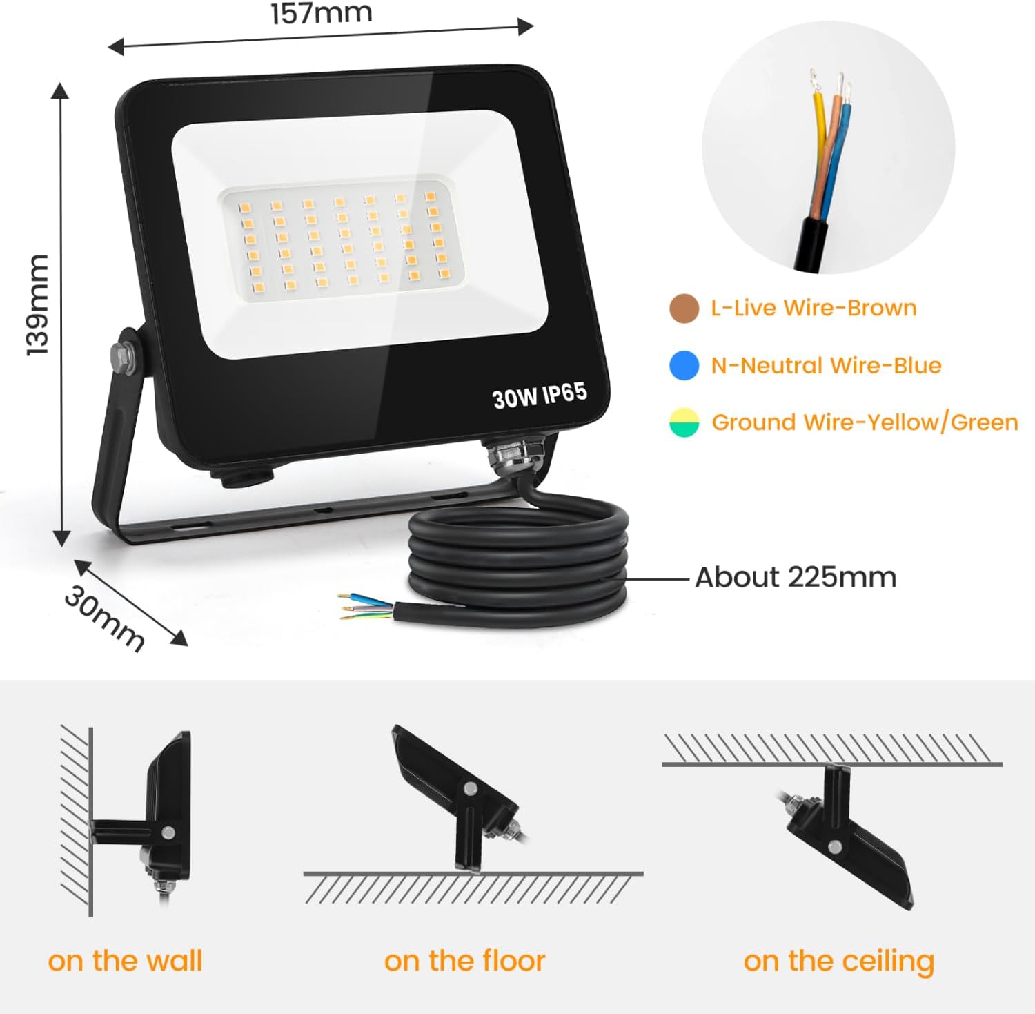 Thumbnail 6 de Aigostar Faretto LED 30W