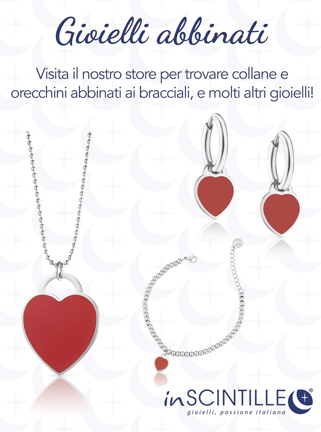 Thumbnail 5 de inSCINTILLE Cuore Rock Bracciale Donna 17–20 cm