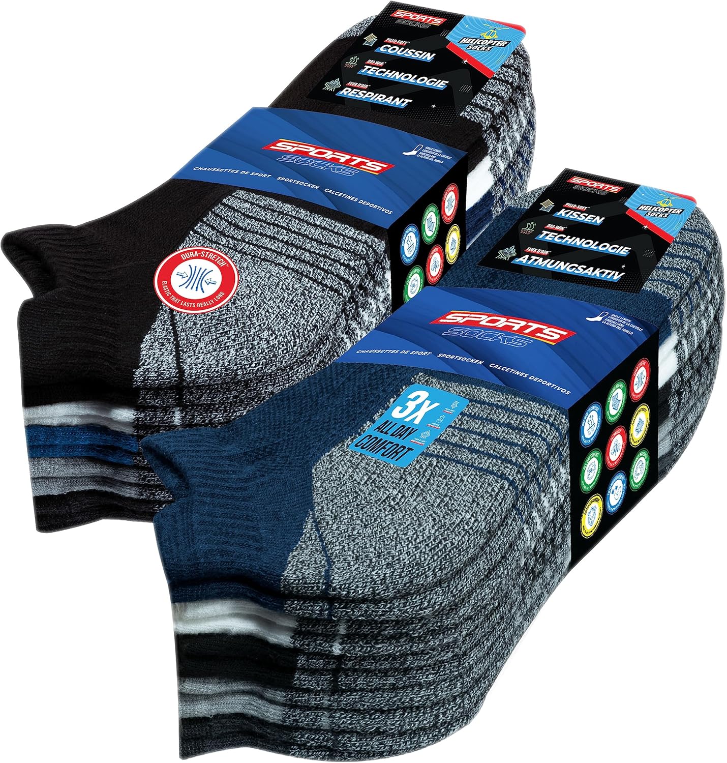 Thumbnail 6 de SOXCO Chaussettes Sport Socquettes – Lot de 10 Paires, confort premium et respirabilité