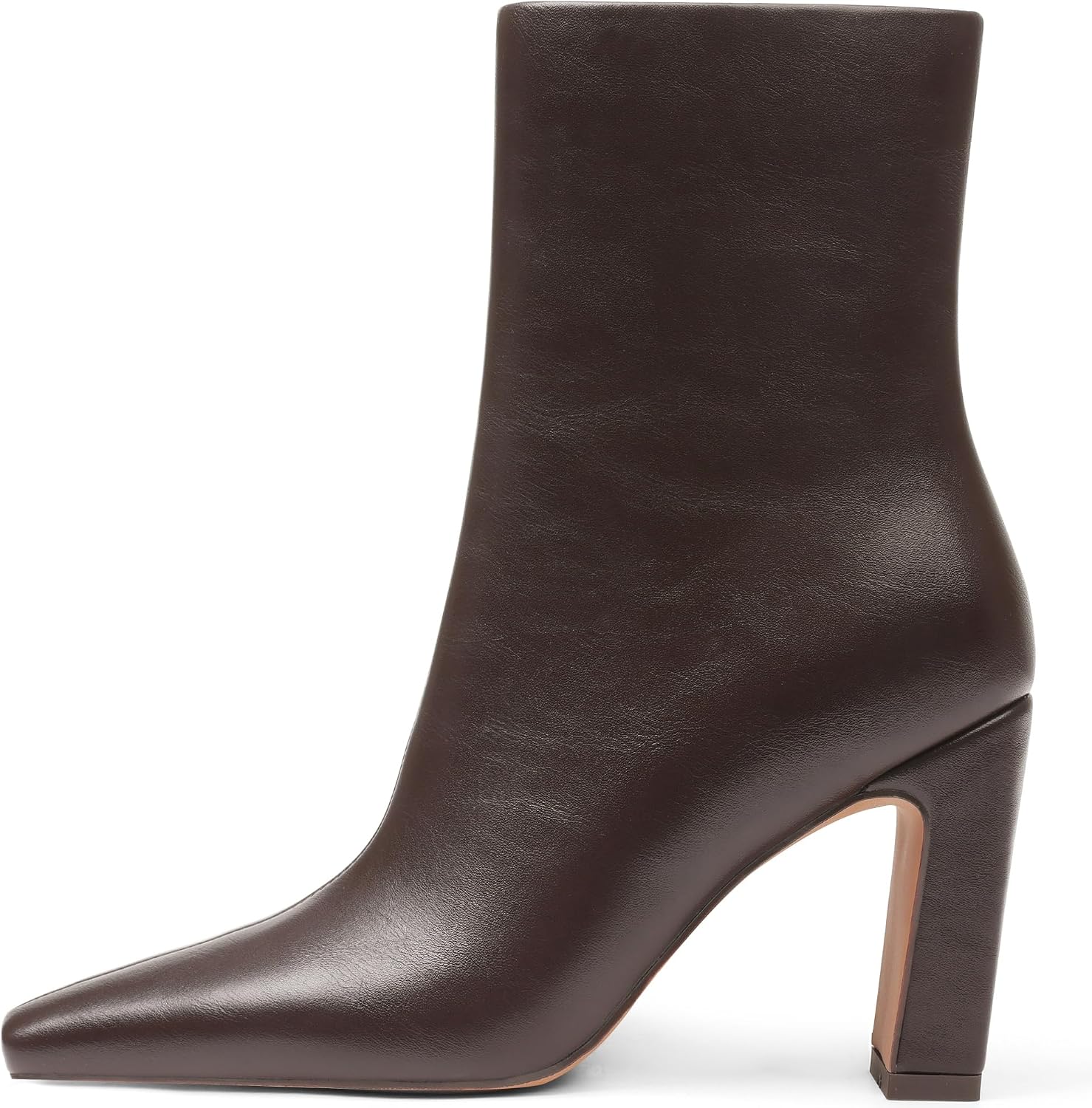 Detalle de Lovee Cosee Women's Square-Toe Ankle Boots with 3.5-Inch Block Heel