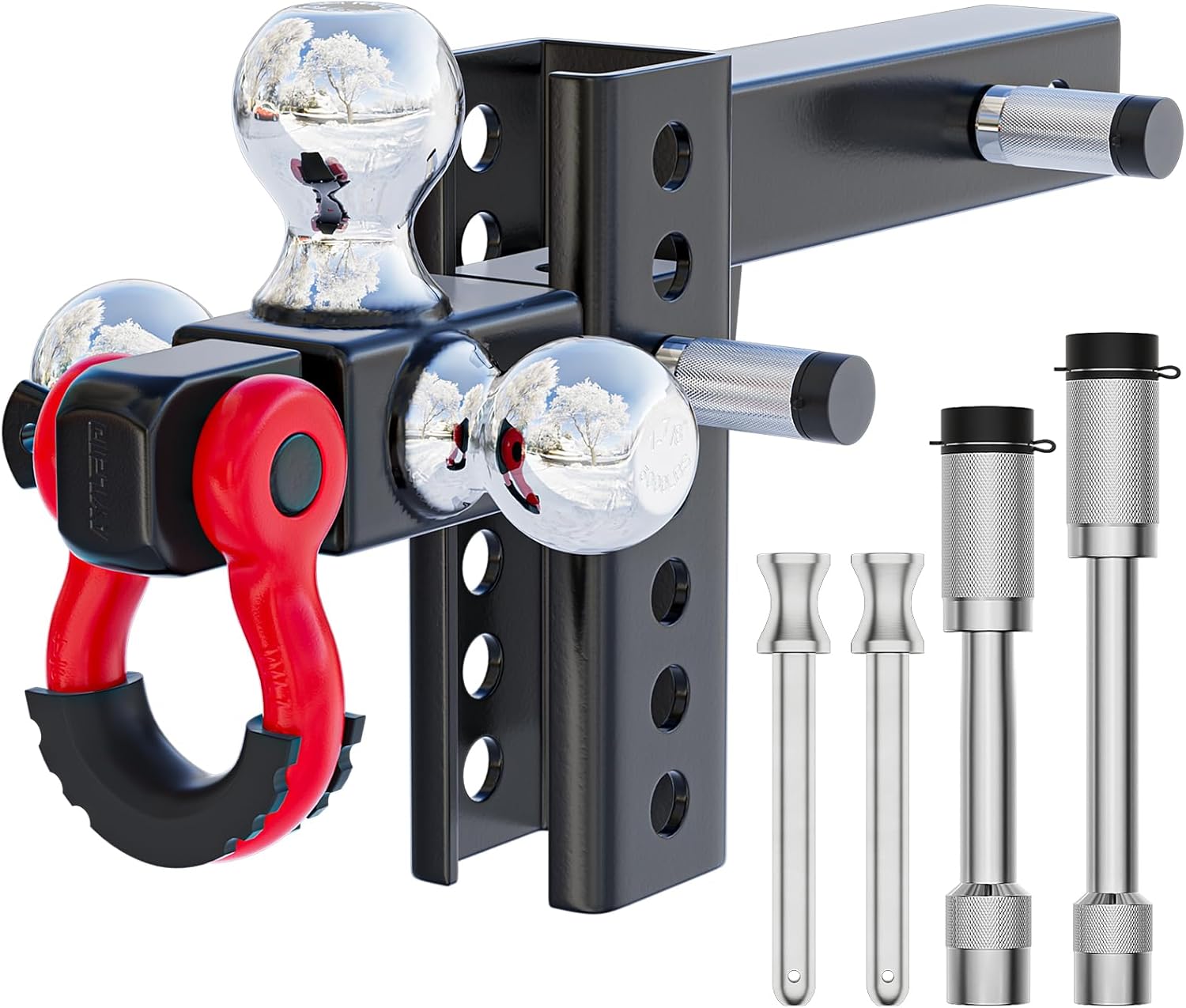 Thumbnail 6 de Ayleid Tri-Ball Tow Hitch 3 Sizes