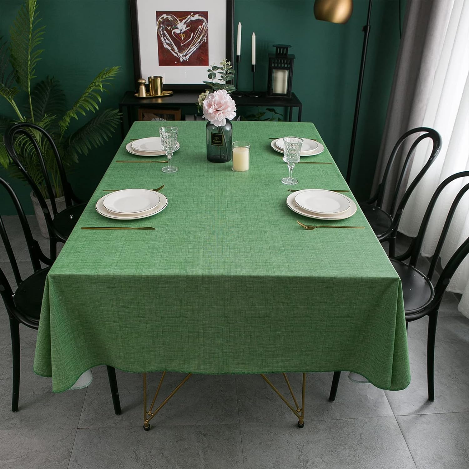 Thumbnail 6 de LIBERECOO Vinyl Tablecloth, 60" x 102