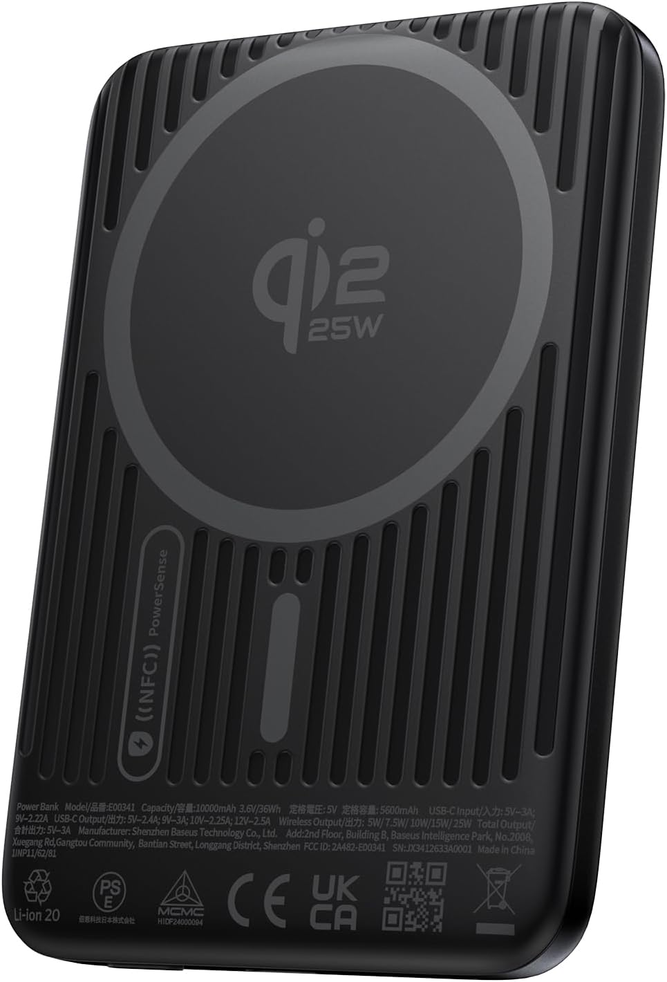 Detalle de Baseus Picogo Air Wireless Power Bank 10,000mAh
