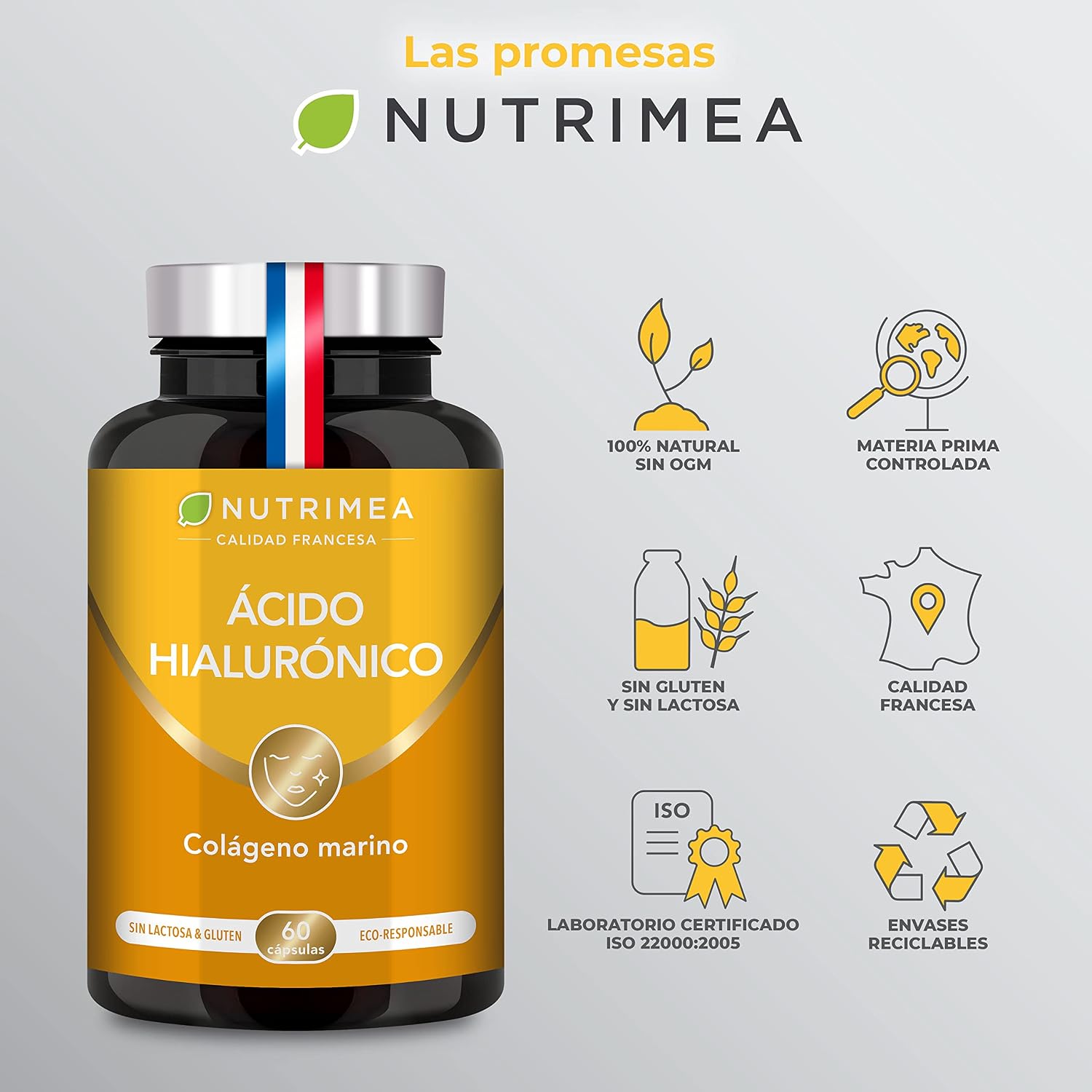 Thumbnail 6 de Nutrimea Ácido Hialurónico 60 cápsulas