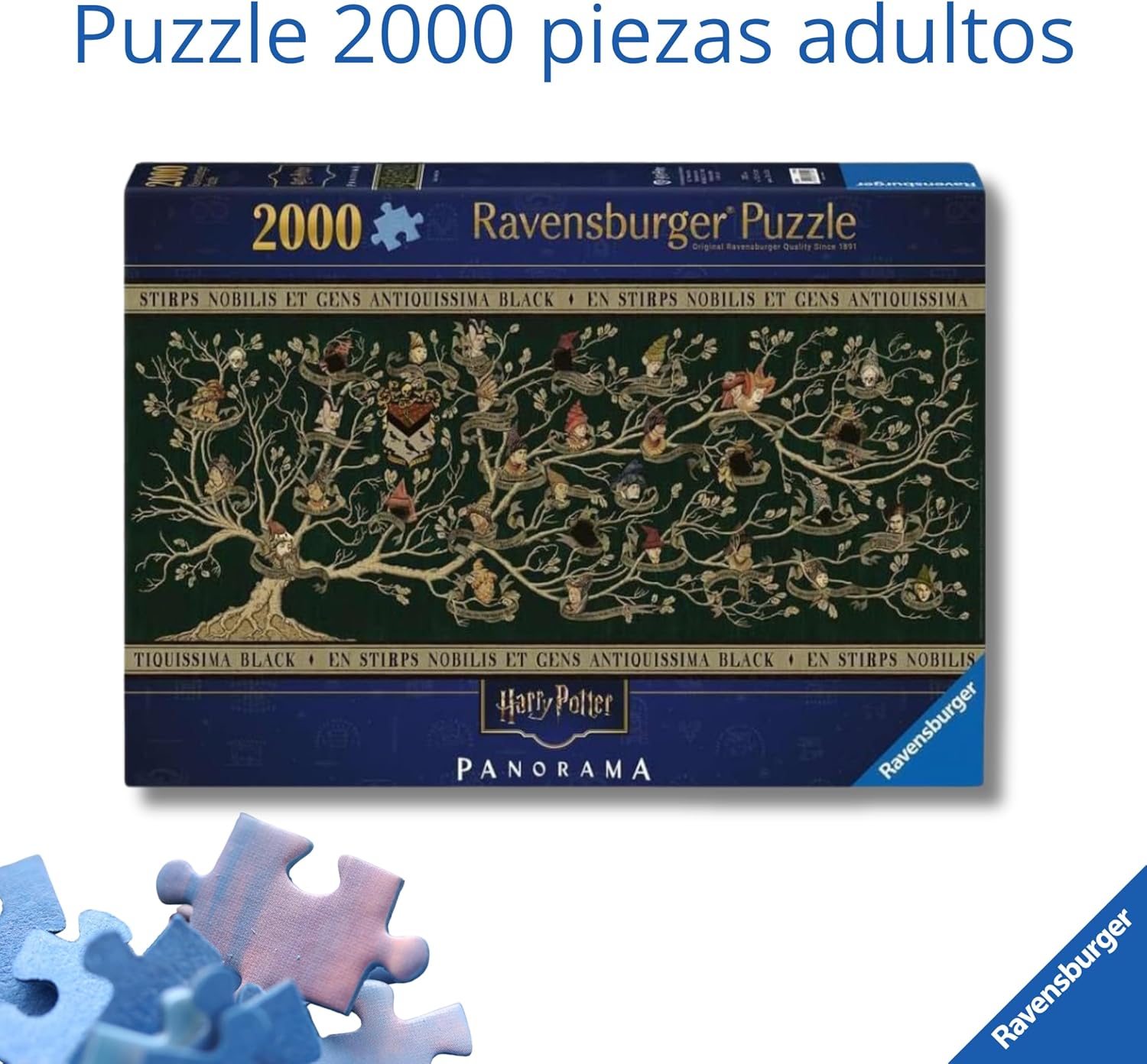Detalle 2 de Ravensburger Puzzle Harry Potter 2000 Piezas 🧩