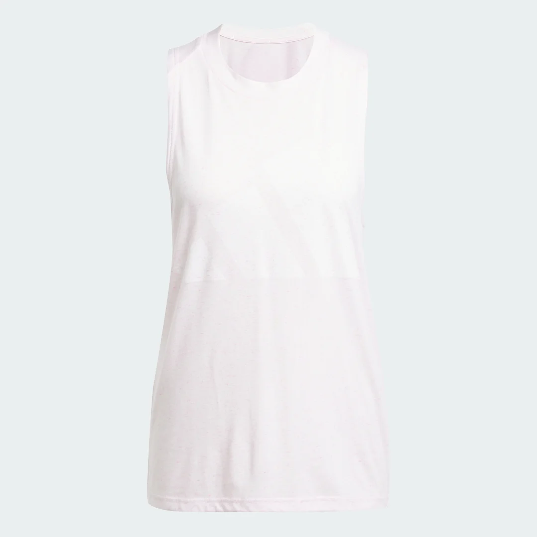 Detalle de Camiseta sin mangas Essentials Winners de Adidas – Rosa