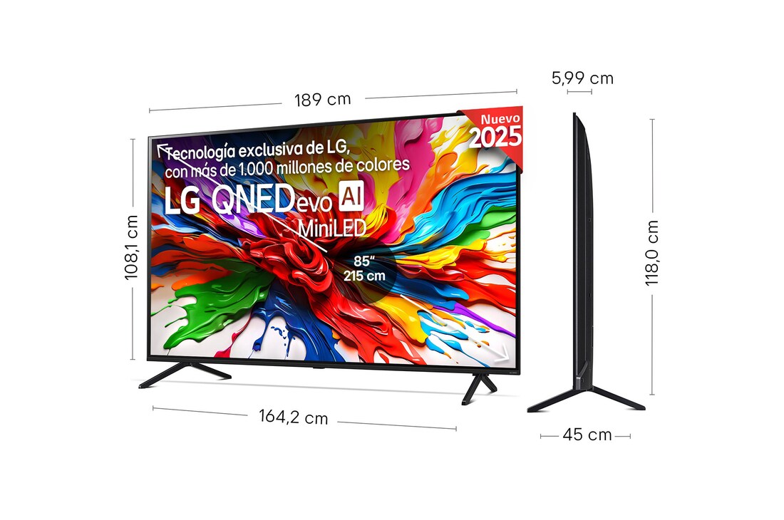 Thumbnail 1 de LG QNED9E Smart TV 85 pulgadas 4K 2025