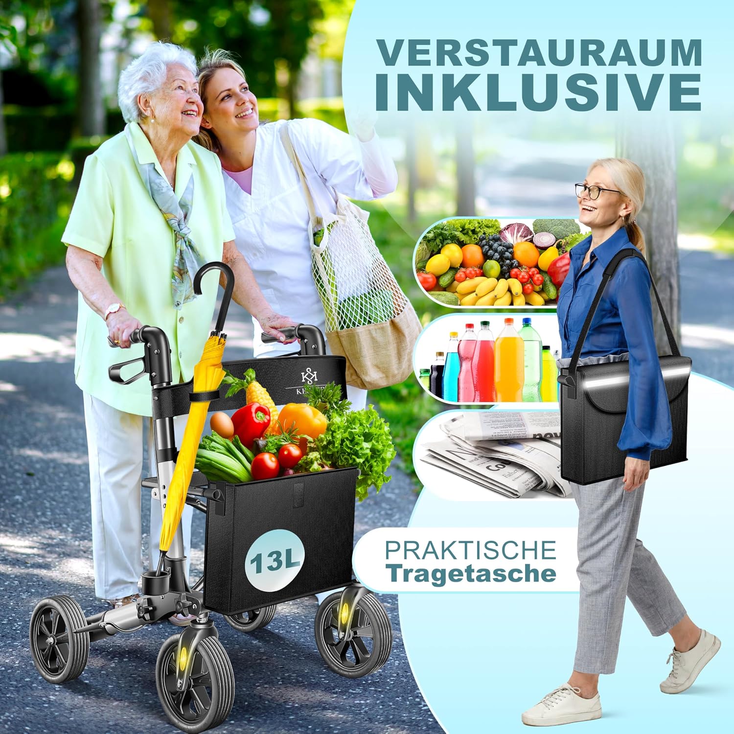 Thumbnail 6 de KESSER Rollator 7,6 kg