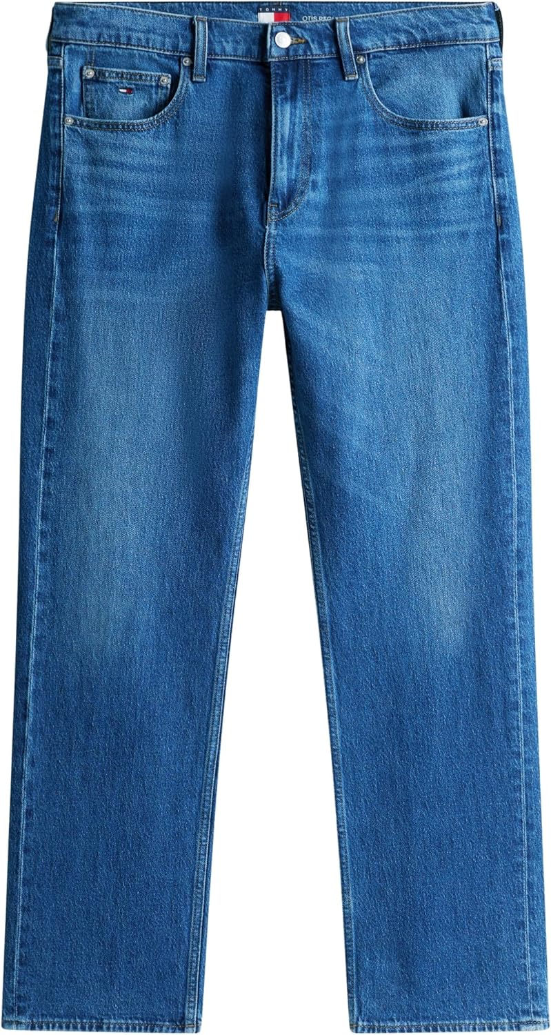 Detalle de Tommy Jeans Men’s Otis Regular Straight Leg Jeans