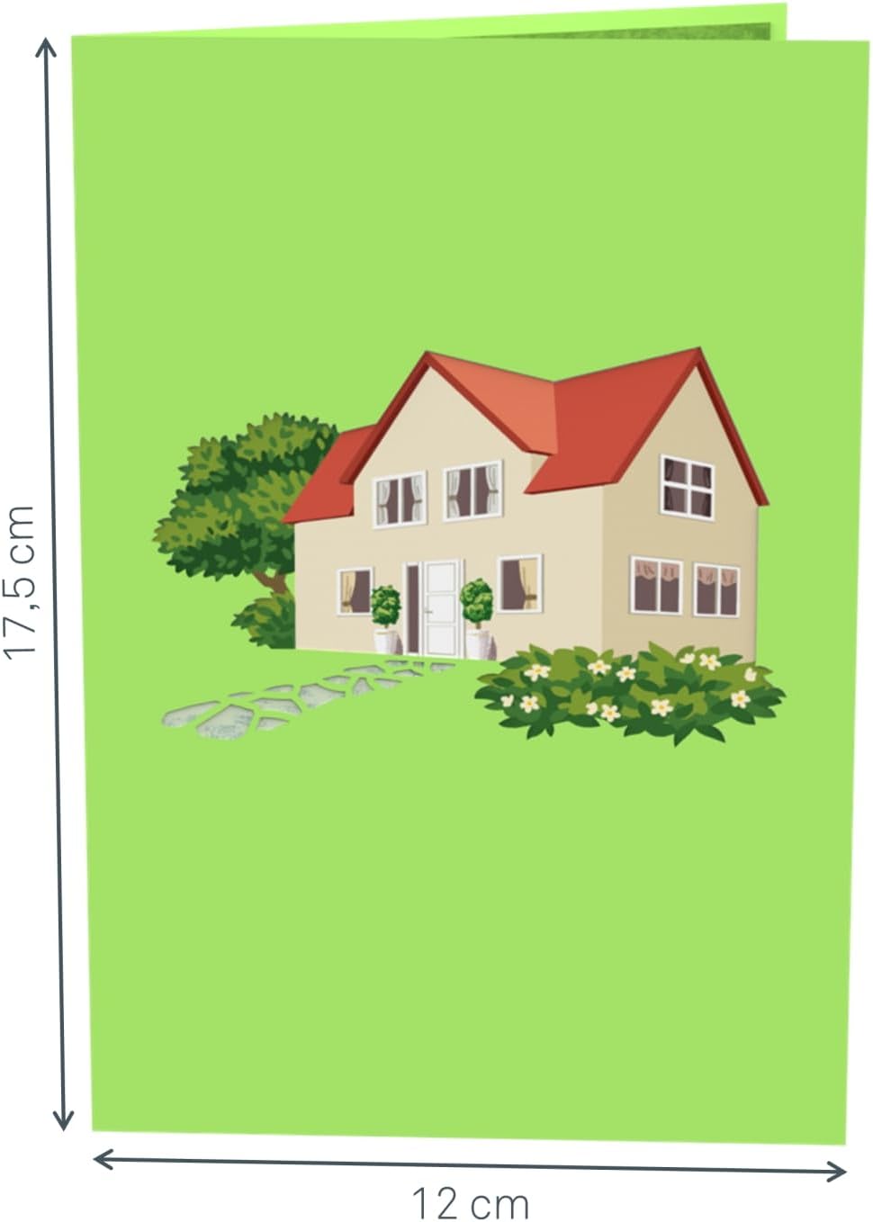 Thumbnail 3 de papercrush® Carte pop-up Maison : carte de vœux 3D pour pendaison de crémaillère et déménagement