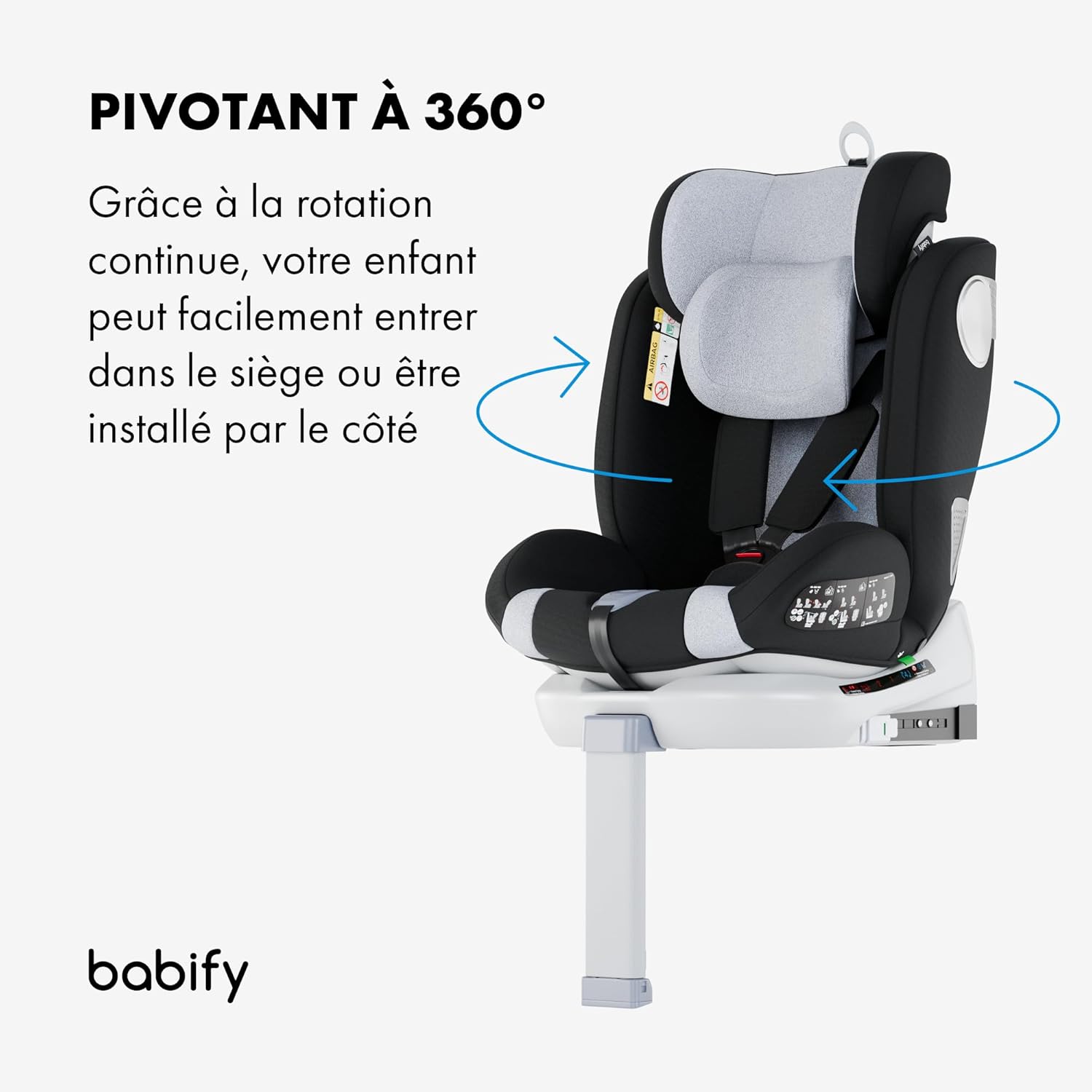 Thumbnail 2 de Babify Siège auto pivotant 360°