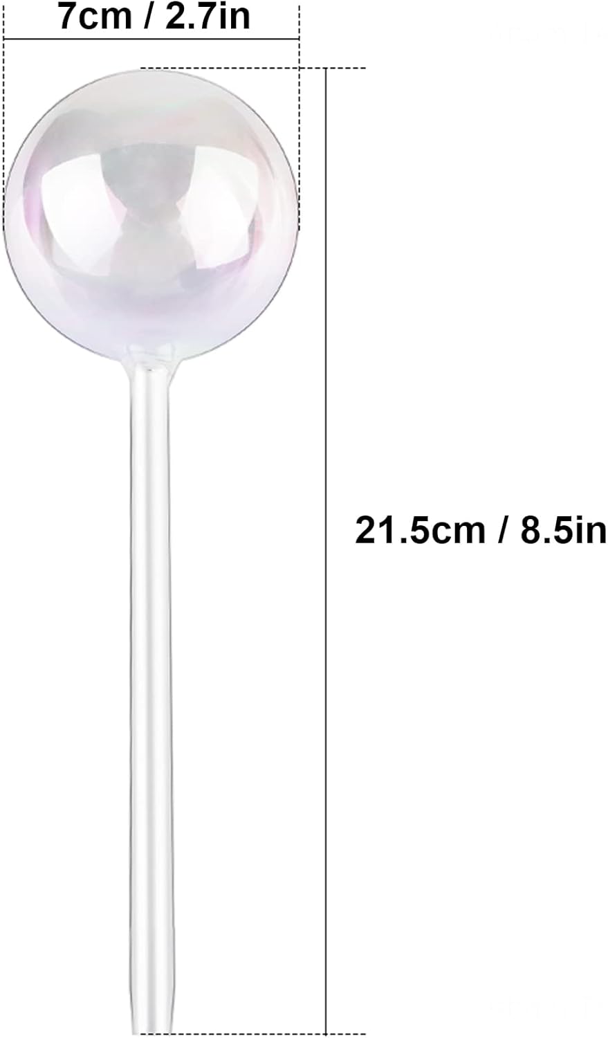 Detalle de Selbstbewässernde Glühbirnen – automatische Pflanzenbewässerungskugeln aus Glas, 3er-Set