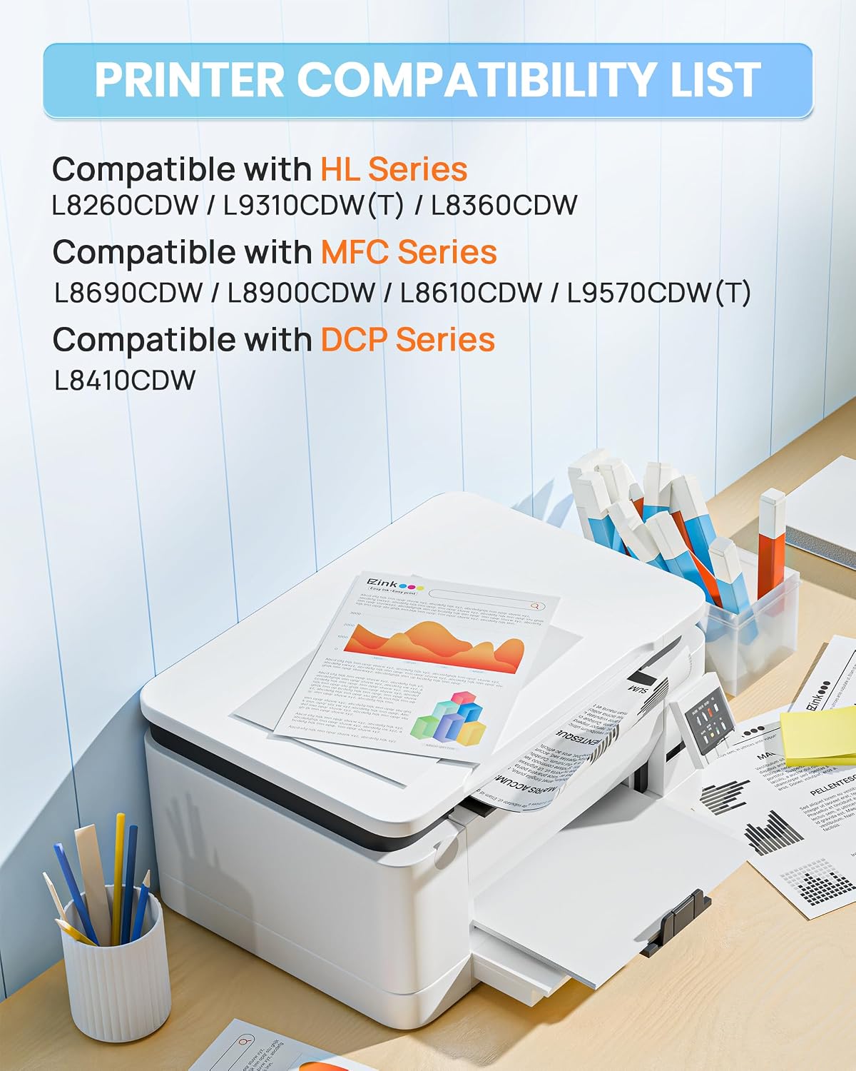 Detalle de E-Z Ink Compatible Toner Cartridges TN431