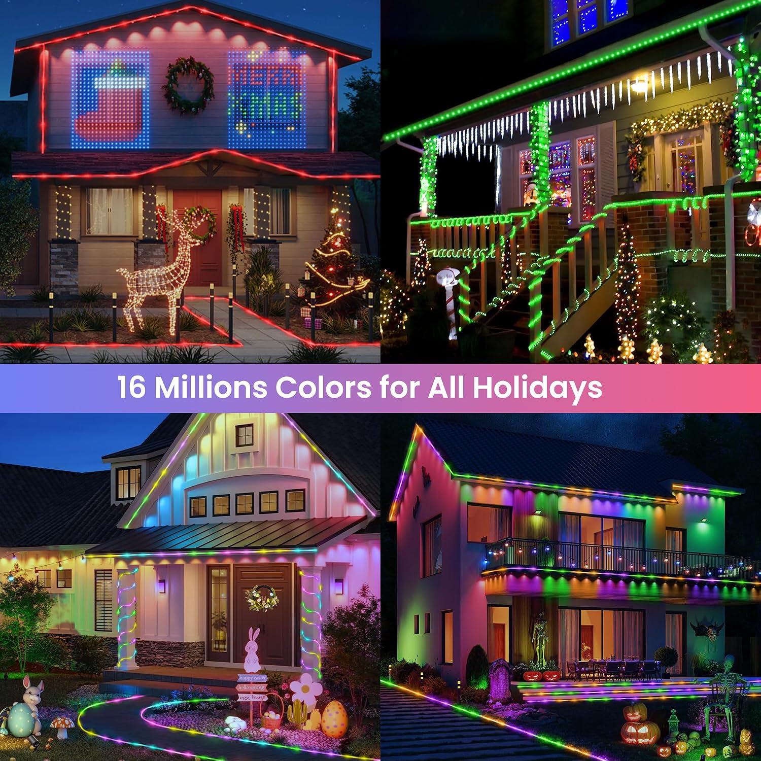 Thumbnail 6 de RGB Rope Lights, 66 ft