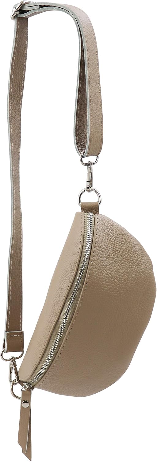 Detalle de SH Leder AVA G292 — Marsupio unisex in vera pelle, 23 x 12 cm