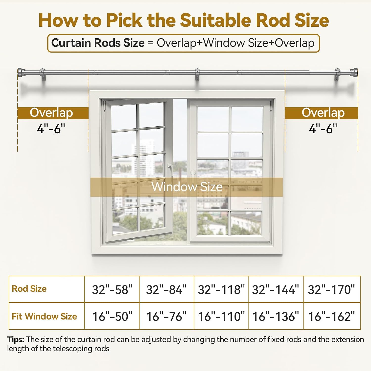 Thumbnail 6 de YaFex Curtain Rod 1-Inch