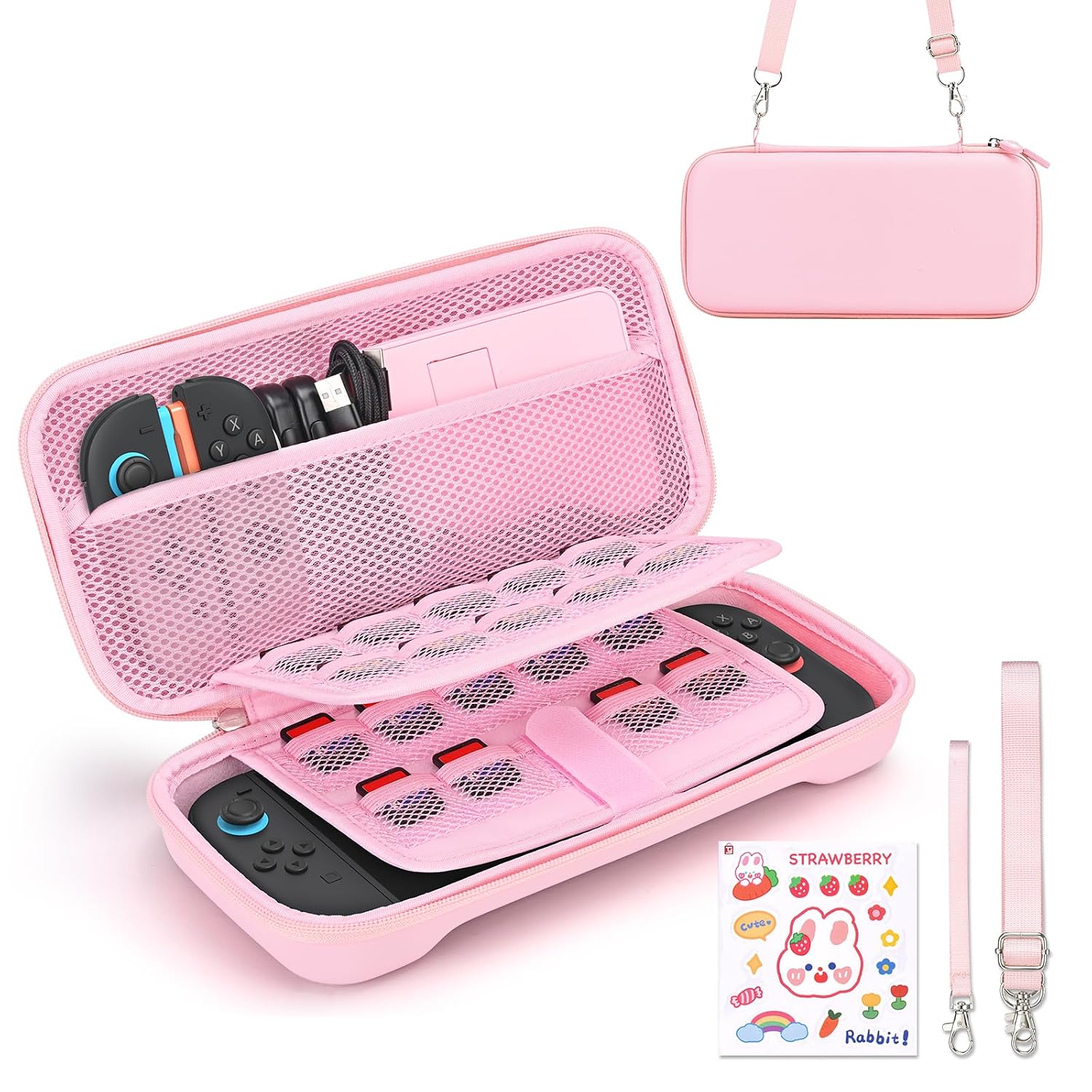 Detalle de Younik Switch 2 Case 19‑slot carrying case