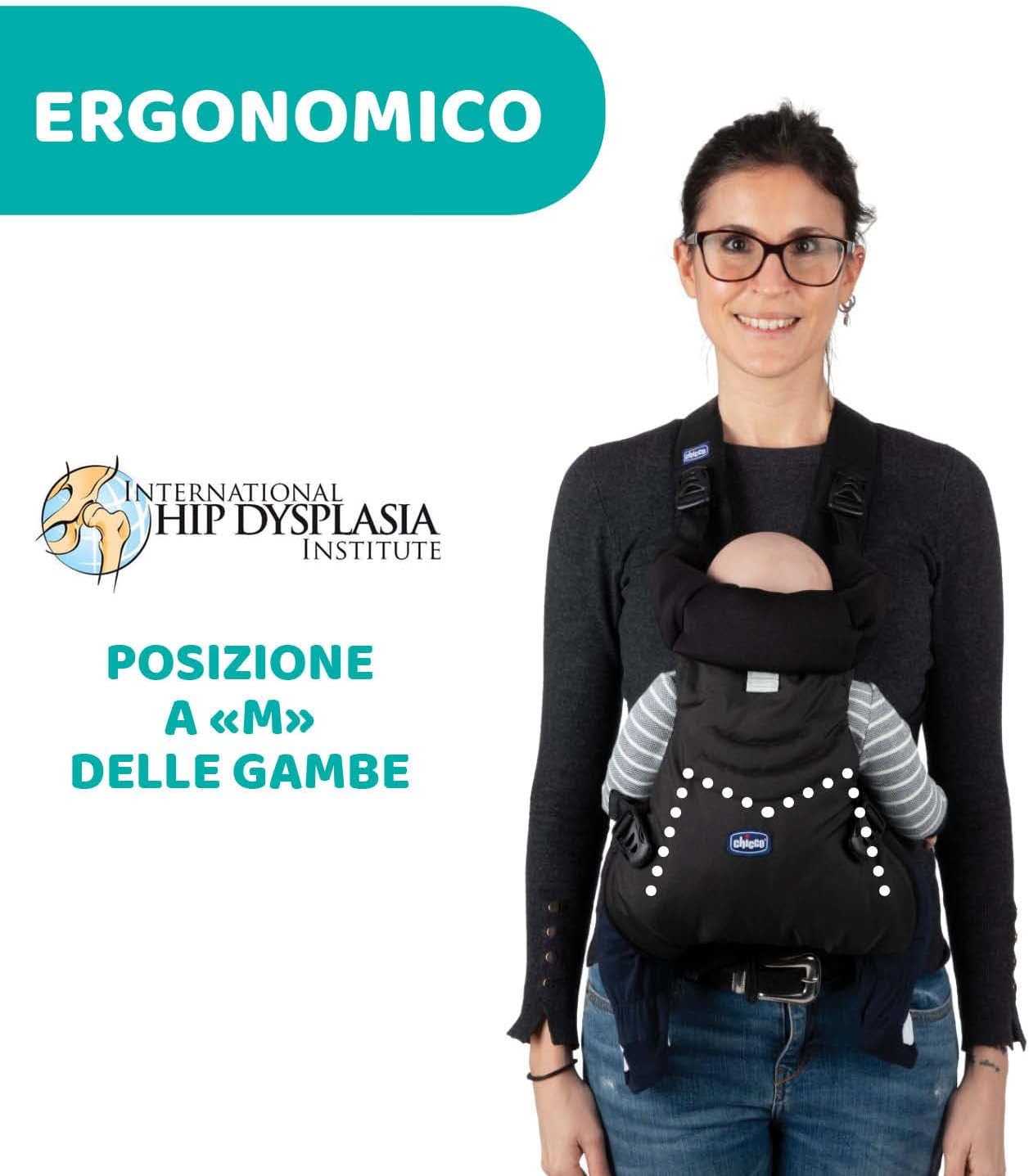 Thumbnail 3 de Chicco Easyfit Marsupio Neonati Ergonomico: supporto, versatilità e semplicità d’uso dalla nascita a 9 kg