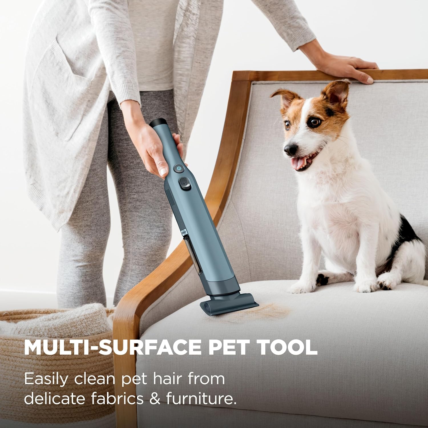 Thumbnail 6 de Shark WANDVAC WV201LBL Cordless Handheld Vacuum, 1.4 lb, Harbor Slate