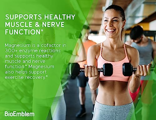 Thumbnail 6 de BioEmblem Triple Magnesium Complex: 300 mg Magnesium Glycinate, Malate & Citrate