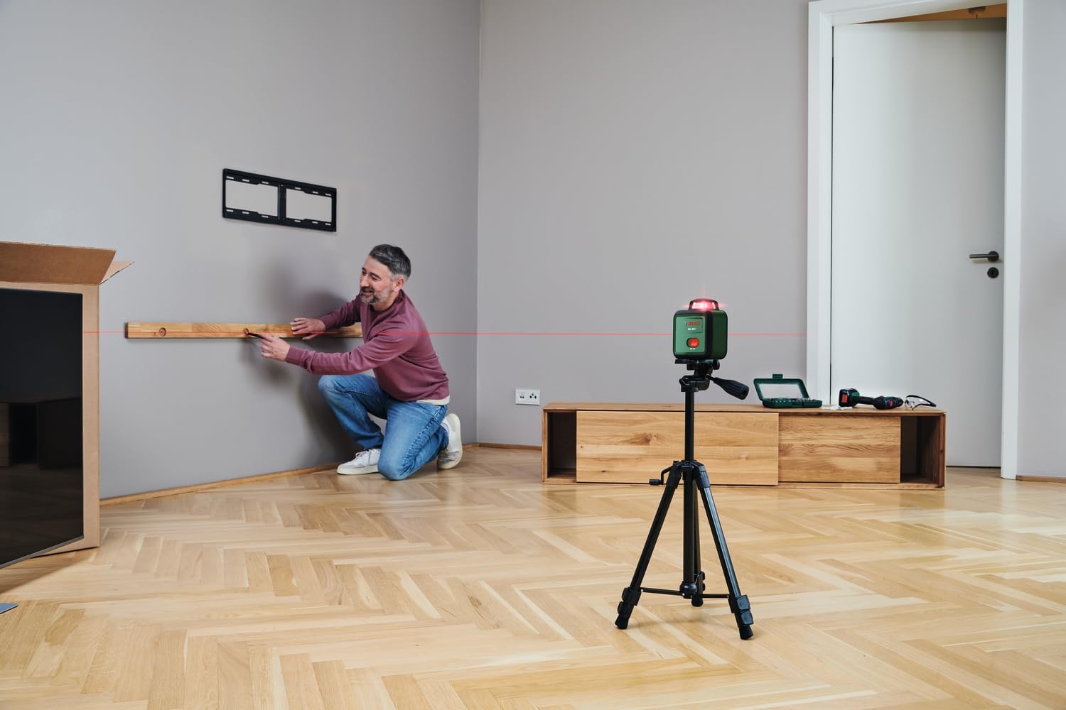 Thumbnail 6 de Bosch PLL 360-1: Laser de nivellement plan 360° avec auto-nivellement